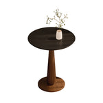 Load image into Gallery viewer, 19.5&#39;&#39;Vintage Round Pedestal Side Table | Fluted Column Base + Solid Wood Texture + Compact Accent Design
