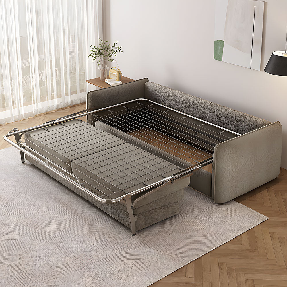 Modern Sofa Bed with 3.9-Inch Thick Foam Mattress
