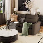 Load image into Gallery viewer, 80.34&#39;&#39;Power Recliner Sofa with USB Ports, Adjustable Backrest &amp; Footrest, High-Density Cushions, Modern Minimalist Living Room Sofa
