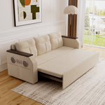 Load image into Gallery viewer, 83'' Modern Convertible Sofa Bed with Storage Contemporary Upholstered Sleeper Sofa
