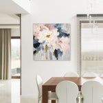 Load image into Gallery viewer, Abstract Floral Wall Art Hand-painted Texture Canvas Modern Minimalist Style Home Decoration
