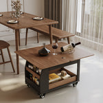 Load image into Gallery viewer, Lift Top Coffee Table with Hidden Storage and Rolling Wheels Modern Multifunctional Design for Living Room
