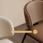Load image into Gallery viewer, Set of 2 Modern Leather Accent Dining Chairs
