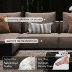 Load image into Gallery viewer, Modern Modular Sectional Sofa with Oversized Chaise and Deep Seat Lounge Design

