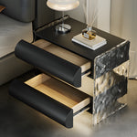 Load image into Gallery viewer, Modern Smart Nightstand Bedside Table with Ambient Lighting and Wireless Charging
