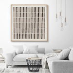 Load image into Gallery viewer, Monochrome stripes evoke order and calm, adding sophistication to any modern space
