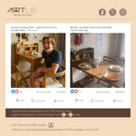 Load image into Gallery viewer, 62&#39;&#39; Foldable Multifunctional Dining Table Integrated Storage Solid Wood Texture Multi-Scene Fit
