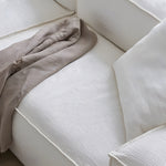 Load image into Gallery viewer, Modern Modular Sectional Sofa Removable Washable Cover Cream Upholstery Minimalist Low Profile Design
