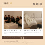 Load image into Gallery viewer, 136.5&quot; Modular Compressed Sofa Modern Tufted Lightweight Convertible Sectional for Multi-scene Use
