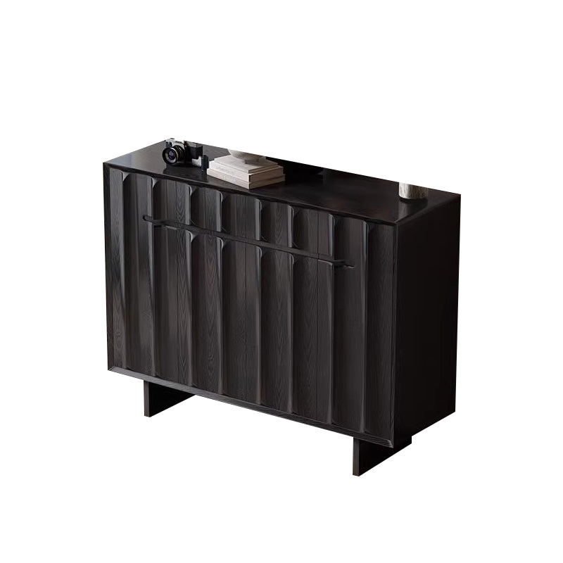 Modern Sideboard Cabinet 3 Doors Adjustable Shelves Contemporary Style