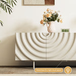 Load image into Gallery viewer, 78&#39;&#39;Wave Pattern TV Cabinet Mid Century Design
