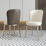 Load image into Gallery viewer, Set of 2 Elegant Minimalist Dining Chairs Modern Design with Premium Comfort for Contemporary Spaces

