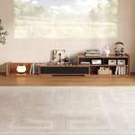 Load image into Gallery viewer, 51'' Walnut Lift-Top Coffee Table with Hidden Storage Drawers and Open Shelves
