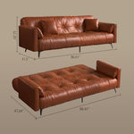 Load image into Gallery viewer, Modern Folding Sofa Bed with Tufted Upholstery and Convertible Sleeper Design
