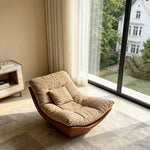 Load image into Gallery viewer, Modern Lounge Accent Chair with Plush Cushions and Faux Leather Base
