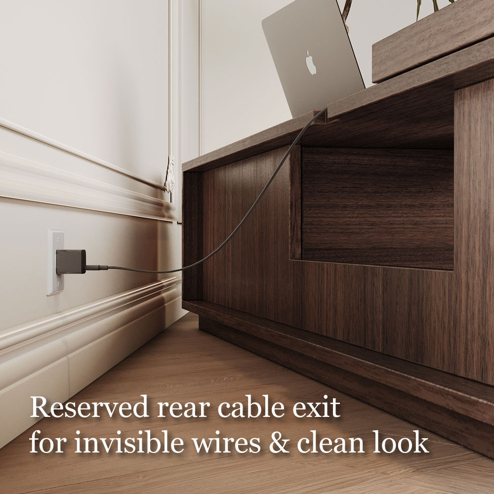 Extendable TV Stand with Storage Drawers Modern TV Console