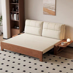 Load image into Gallery viewer, Modern Folding Sofa Bed Convertible Sofa Bed with Wooden Frame for Multi-Functional Living Spaces
