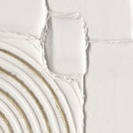 Load image into Gallery viewer, Original handmade texture art, crafted with plaster and golden lines, adding unique depth and serene modern Wabi-Sabi charm.
