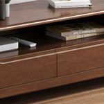 Load image into Gallery viewer, Modern Wooden TV Stand Low Profile Media Console with Drawers &amp; Open Storage
