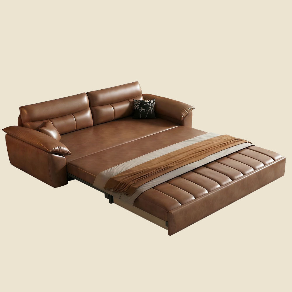 89.7'' Cat Scratch-Resistant Sofa Bed Hidden Storage Convertible Design Durable Comfort