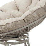 Load image into Gallery viewer, Round Papasan Lounge Chair with Plush Cushioned Seat
