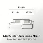 Load image into Gallery viewer, Modern Modular Washable Fabric Sectional Sofa
