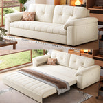 Load image into Gallery viewer, 77.9'' Modern Velvet Storage Sofa Bed Pull Out Sleeper Couch with Hidden Storage Drawers Upholstered Convertible Sofa
