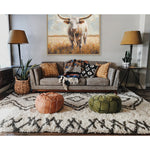 Load image into Gallery viewer, Handmade Rustic Wall Art – Realistic Longhorn Bull Painting for Farmhouse Decor
