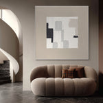 Load image into Gallery viewer, Minimalist blocks in soft neutrals create calm, balance, and timeless abstract elegance
