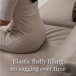 Load image into Gallery viewer, Modern Low-Profile Leather Sofa with Integrated Side Shelf
