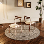 Load image into Gallery viewer, 2PCS Wooden Dining Chair Ergonomic Backrest Minimalist Design Soft Leather Seat
