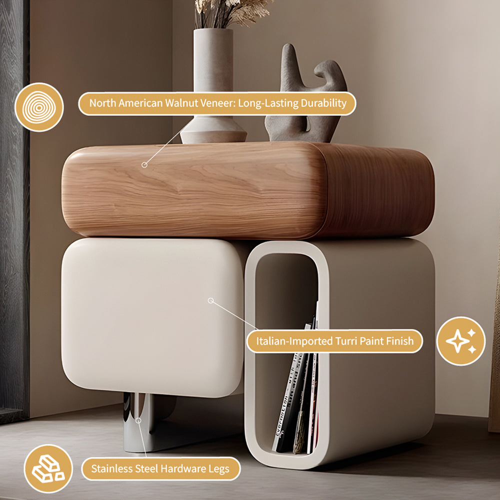 Elegance Nightstand Bedside Table End Table