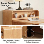 Load image into Gallery viewer, Modern Space Saving Foldable Dining Table with Hidden Pull Out Bed Wood Convertible Table Bed Combo Multifunction Furniture
