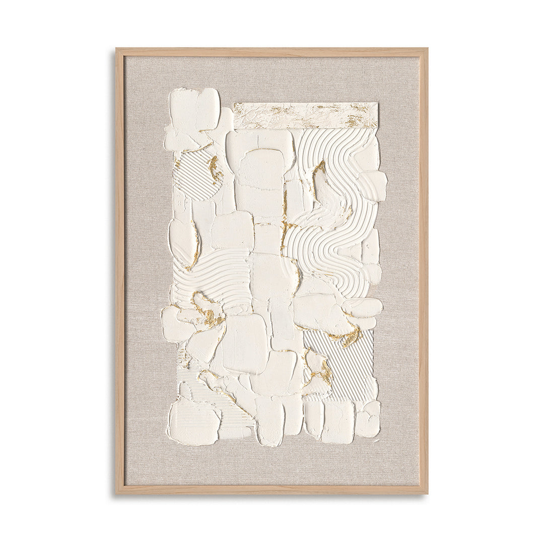 Original handmade art with rich texture, embracing wabi-sabi beauty in natural minimalism.