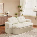 Load image into Gallery viewer, 78.7&quot; Compressed Loveseat Sofa Wrinkle-resistant Corduroy Lightweight Double Seat for Multi-scene Use
