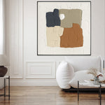 Load image into Gallery viewer, Textured geometry meets serene tones, creating timeless harmony for modern living spaces.
