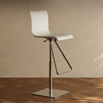 Load image into Gallery viewer, Modern Adjustable Swivel Bar Stool with Stainless Steel Base 1-Piece
