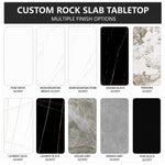 Load image into Gallery viewer, Contemporary Luxury Sintered Marble Slat and Lacquering Steel Panel Craftsmanship Bar Corner Table Set Collection
