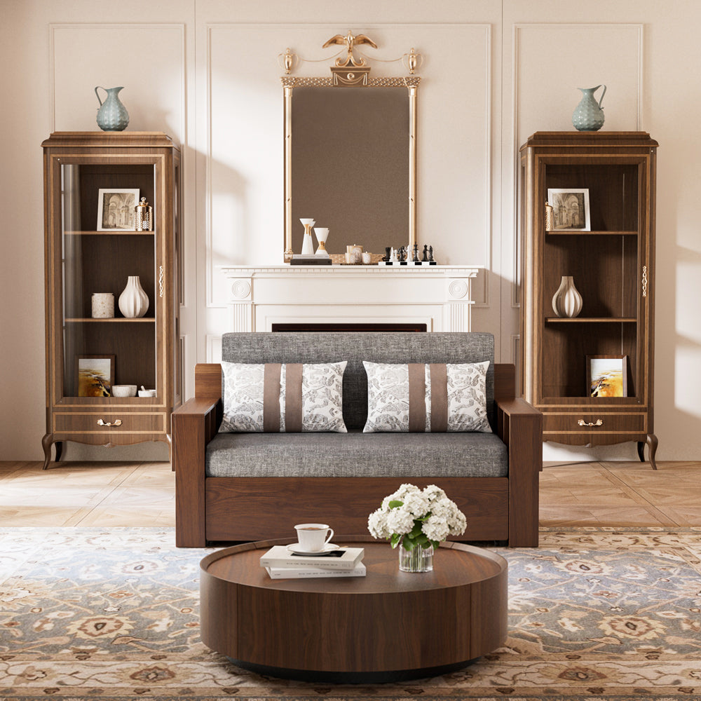 Modern Sofa Bed with Lift-up Function Space-saving Design Elegant and Practical