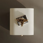 Load image into Gallery viewer, Elegant Two-Tier Nightstand with Rotating Drawer and Modern Minimalist Design
