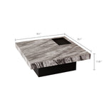 Load image into Gallery viewer, 35.1″ Square Coffee Table with Built-in Tray Modern Luxury Design Durable and Easy to Clean for Living Room
