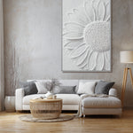 Load image into Gallery viewer, Handcrafted Painting Sunflower Relief A Timeless Touch of Elegance and Nature
