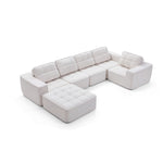 Load image into Gallery viewer, 136.5&quot; Modular Compressed Sofa Modern Tufted Lightweight Convertible Sectional for Multi-scene Use
