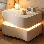 Load image into Gallery viewer, Modern Smart Nightstand with One-Touch Control Ambient LED Base
