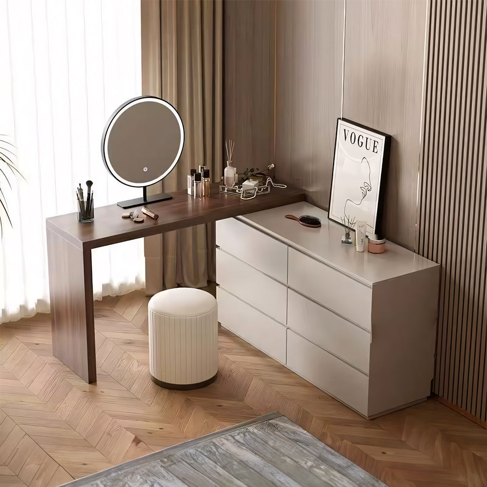 Modern Minimalist 6-Drawer Dresser