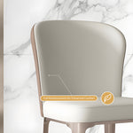 Load image into Gallery viewer, Set of 2 Elegant Minimalist Dining Chairs Modern Design with Premium Comfort for Contemporary Spaces
