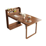 Load image into Gallery viewer, 62&#39;&#39;Foldable Multifunctional Dining Table Integrated Storage Solid Wood Texture Multi-Scene Fit
