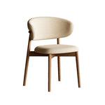 Load image into Gallery viewer, 2PCS Dining Chair Modern Ash Wood Frame Curved Backrest
