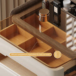 Load image into Gallery viewer, Functional Makeup Vanity Built-in Mirror Ample Storage Space-Saving Design
