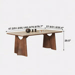 Load image into Gallery viewer, Modern Rectangular Dining Table with Sintered Stone Top
